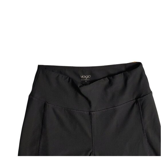 Vogo Athletica Cropped Yoga Pants Womens Size Small Gray Strappy Ankle Bottoms - Picture 4 of 8